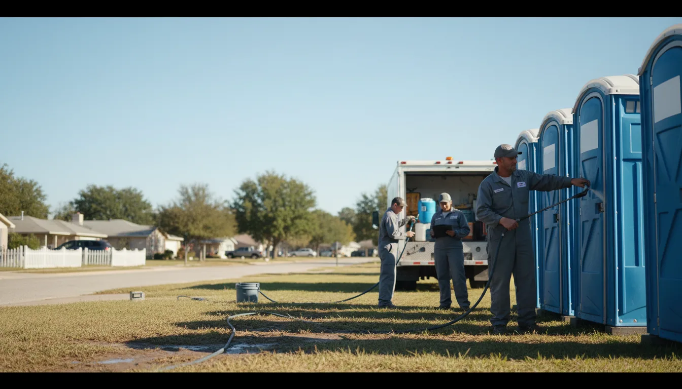 Long-Term Portable Toilet Rental in La Blanca, TX near me